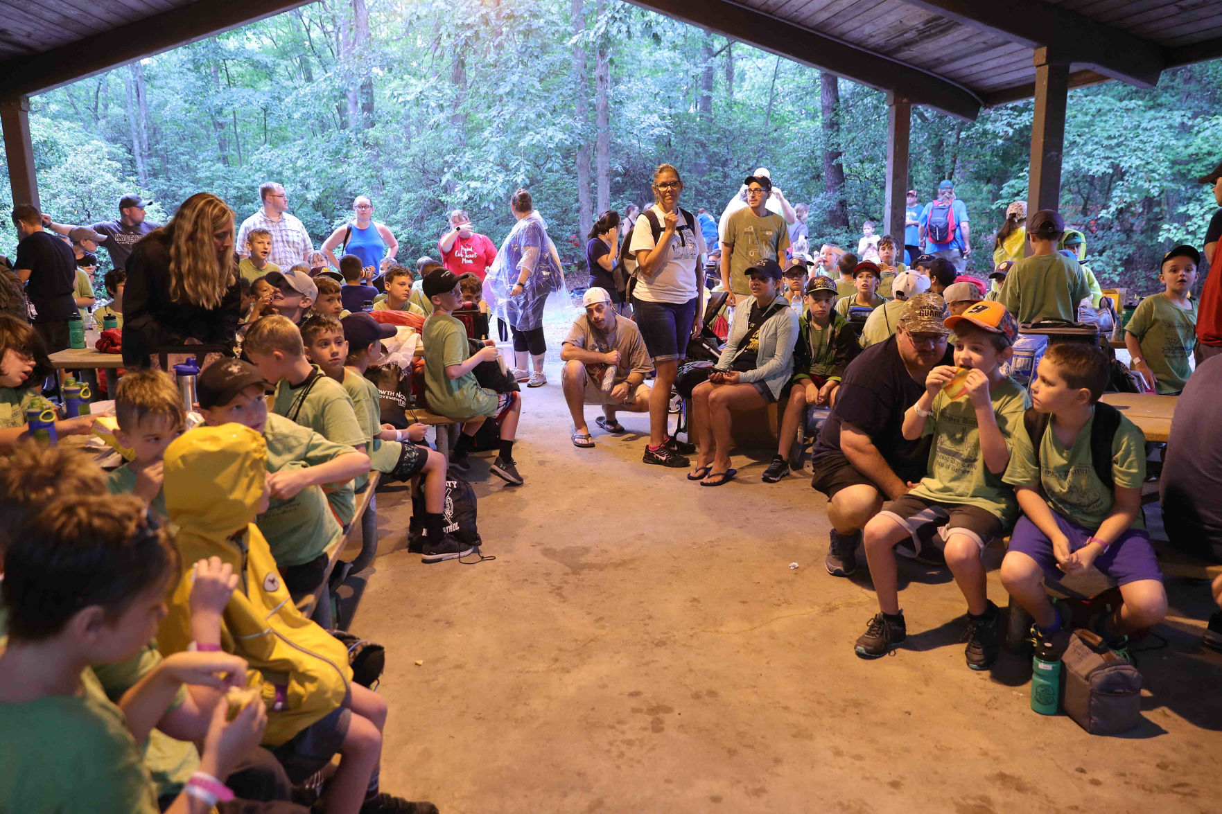 Joe Martucci conducted a safety and weather for Boy Scout troops